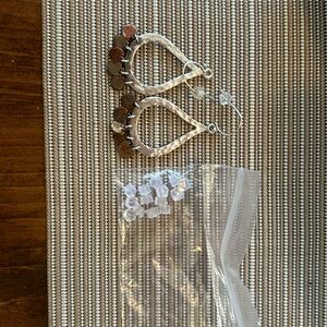 Sundance silver and brass chime earrings